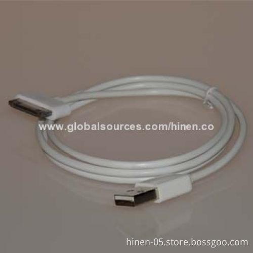 30 Pin Cable for iPod/iPhone/iPad, Connects Your Apple Devices